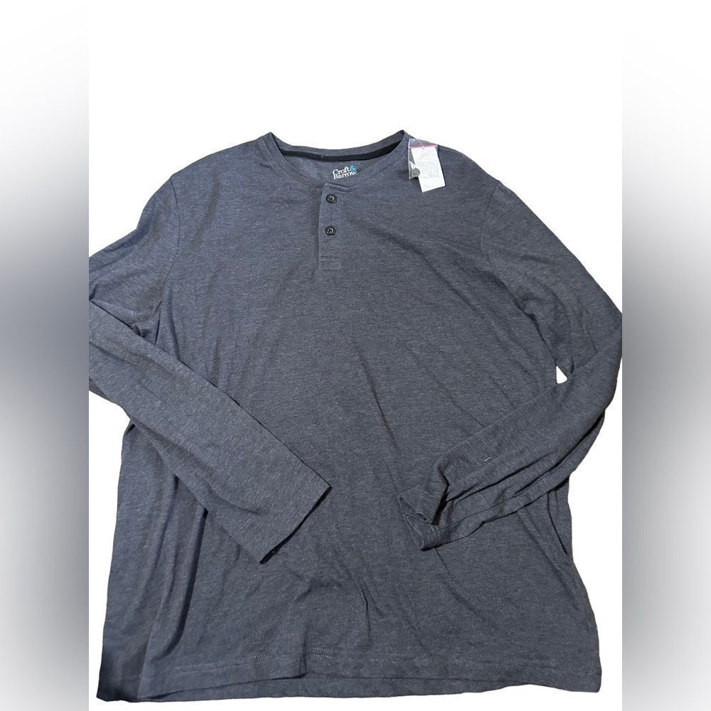 Men’s Croft & Barrow Henley Shirt NWT